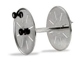 Carrete Enrollador de Cabo para Popa en Inox