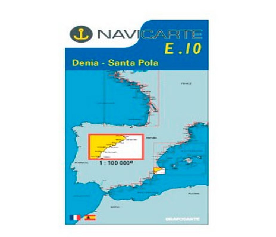 Carta Nautica Denia-Santa Pola