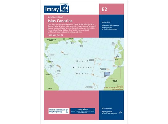 Imray Carta Náutica E2 Islas Canarias