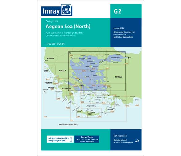 Carta Nautica G2 Norte Mar Egeo Imray