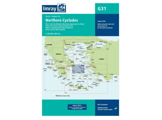 Imray G31 Northern Cyclades