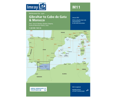 Nautical Chart M11 Gibraltar-Cabo de Gata Imray