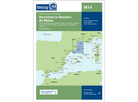 Nautical Chart M14 Barcelona-Bouches du Rhone Imray