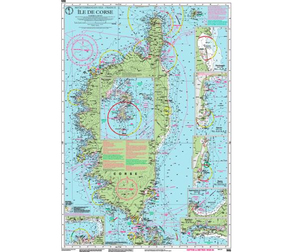 Carta Náutica M6 Isla de Corcega Imray