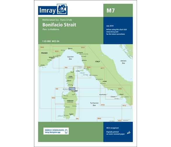 Carta Náutica M7 Estrecho de Bonifacio Imray
