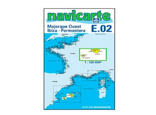 Carta Nautica Mallorca Oeste-Ibiza-Formentera