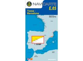 Carta Nautica Tossa-Barcelona