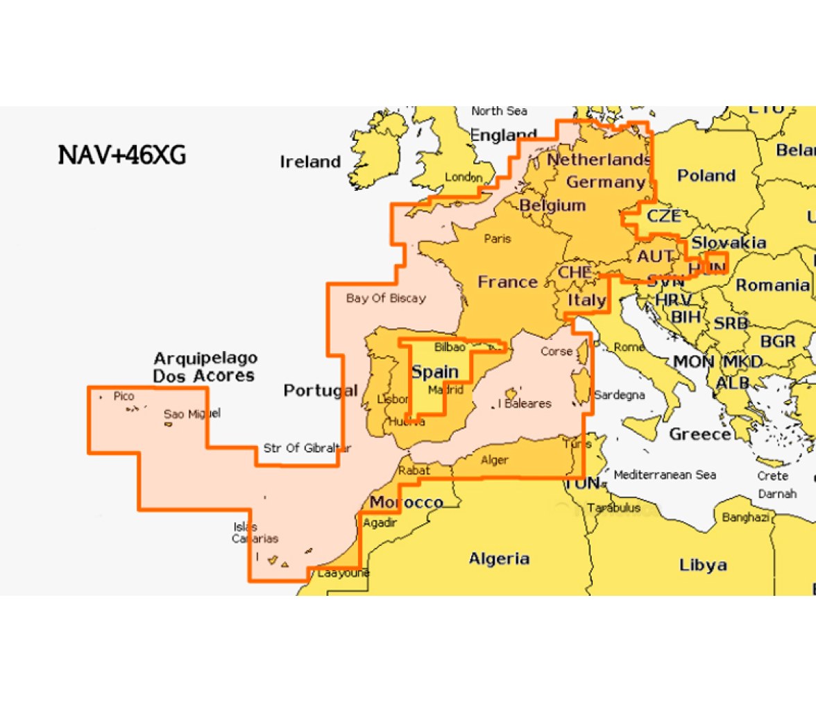 Cartografía Naútica Navionics+ Large
