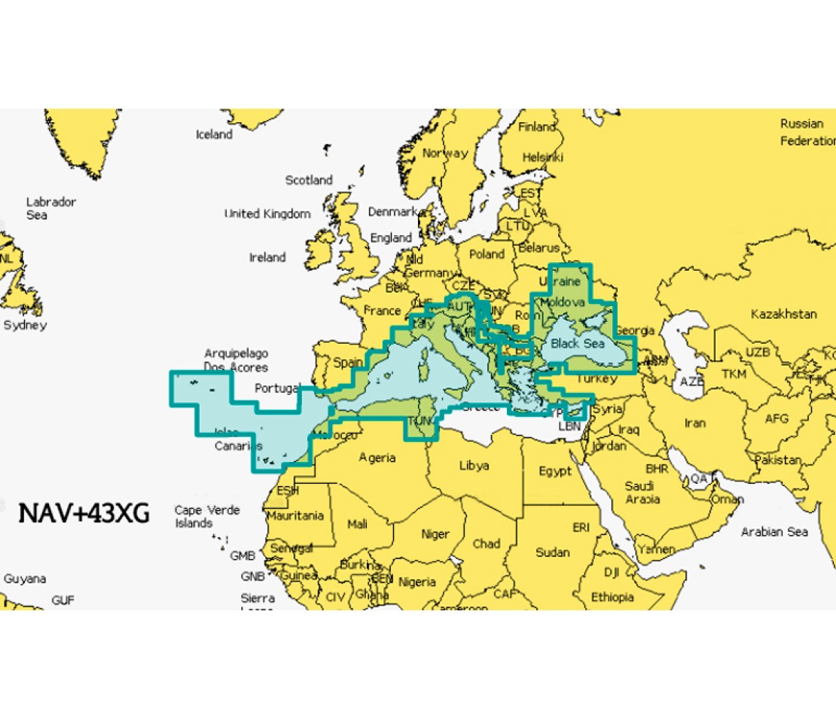 Cartografía Naútica Navionics+ Large