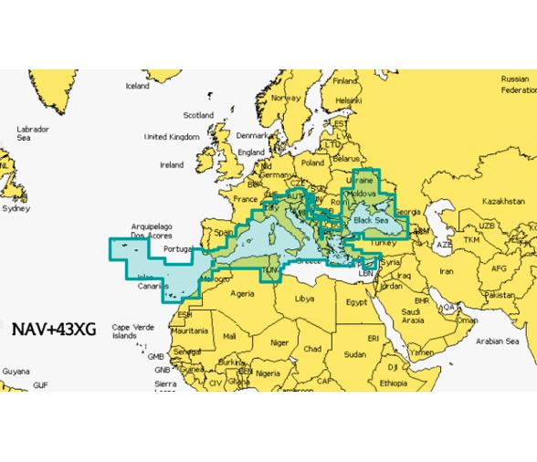 Cartografía Naútica Navionics+ Large