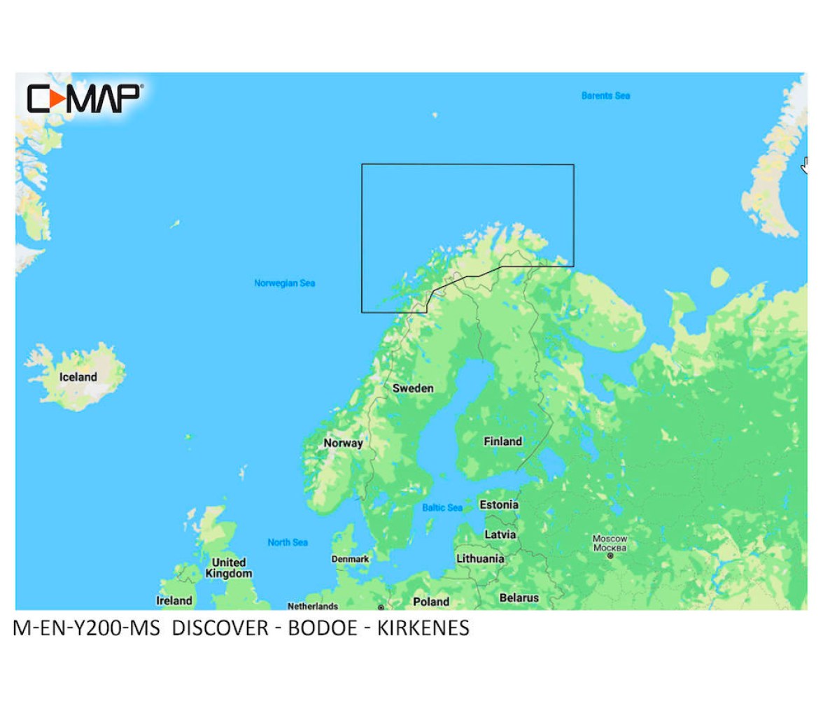 Cartografia C-MAP Discover |