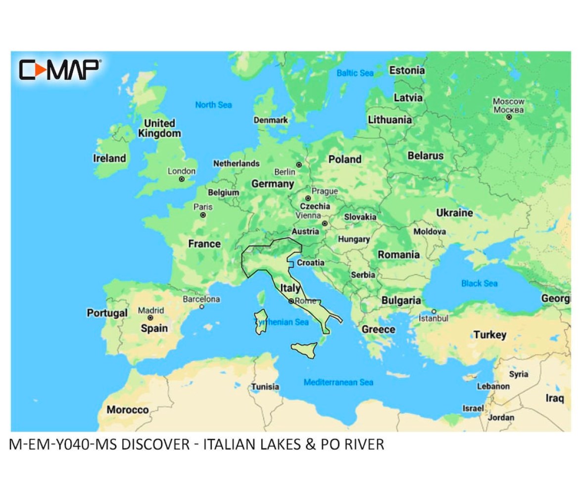 Cartografia C-MAP Discover |