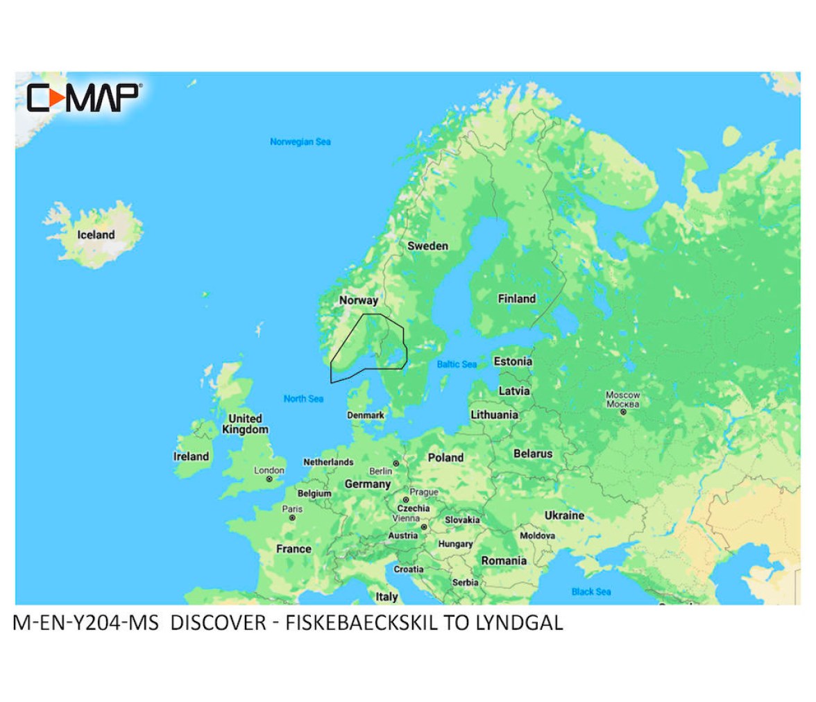 Cartografia C-MAP Discover |