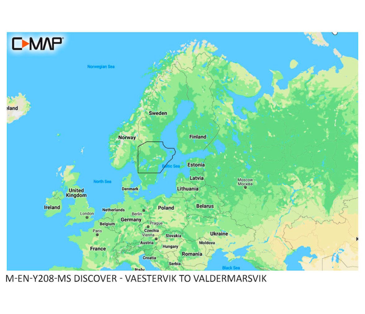 Cartografia C-MAP Discover |