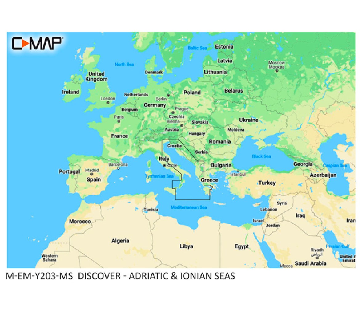 Cartografia C-MAP Discover |