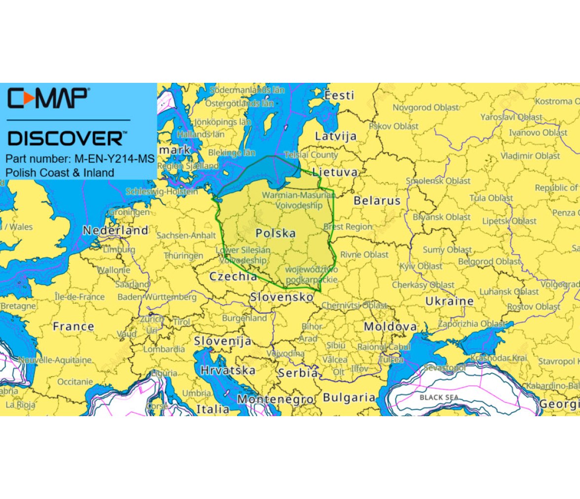 Cartografia C-MAP Discover |