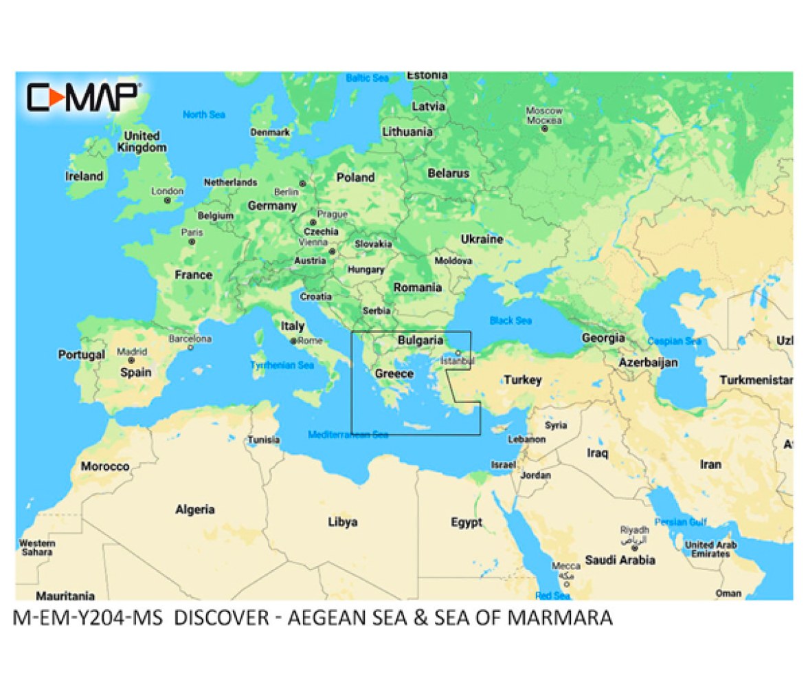 Cartografia C-MAP Discover |