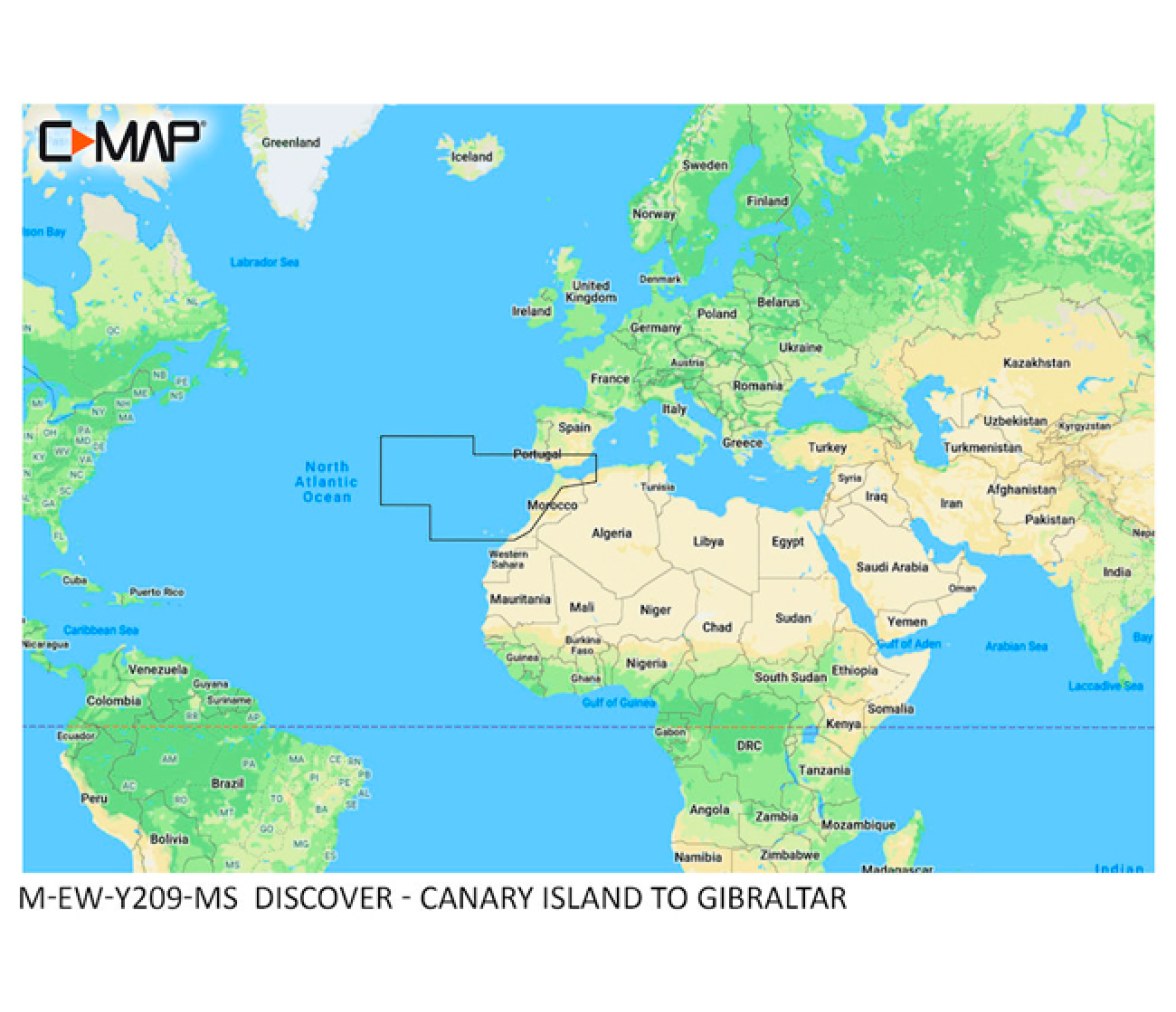 Cartografia C-MAP Discover |