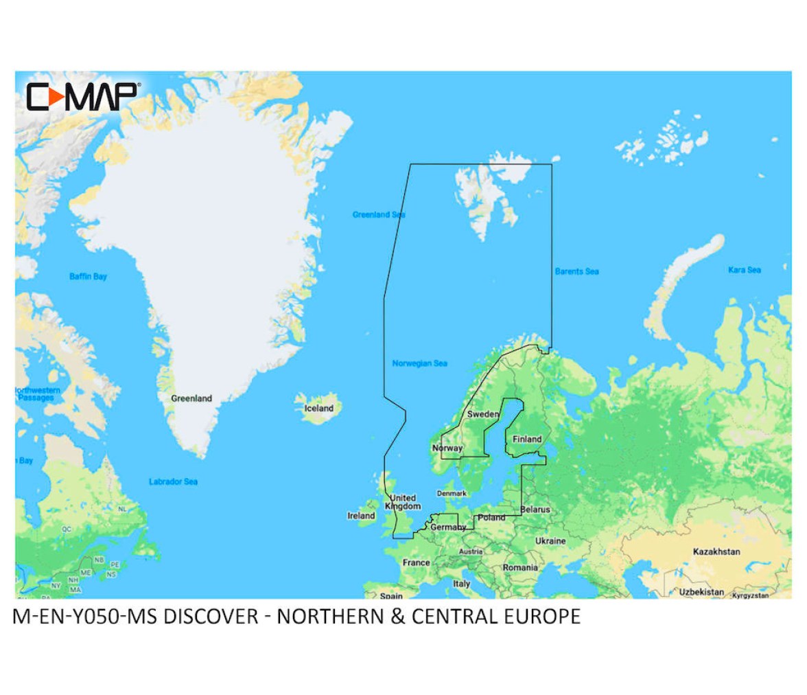 Cartografia C-MAP Discover |
