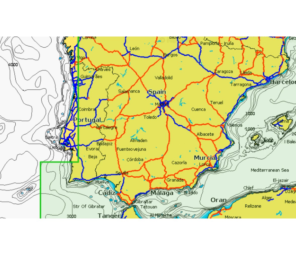 Cartografia Nautica Navionics+ Blank Regular