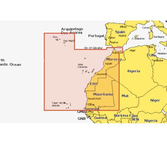 Cartografia Nautica Navionics+ Blank Regular