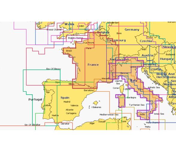 Cartografia Nautica Navionics+ Blank Regular