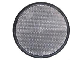 Catadioptrico circular adhesivo blanco