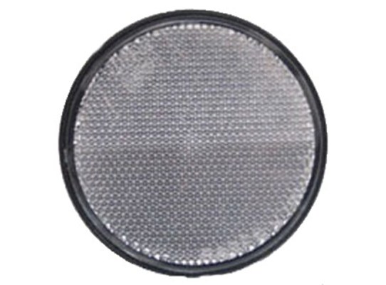 Catadioptrico circular adhesivo blanco