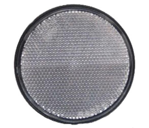 Catadioptrico circular adhesivo blanco