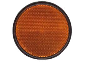 Catadioptrico circular adhesivo naranja