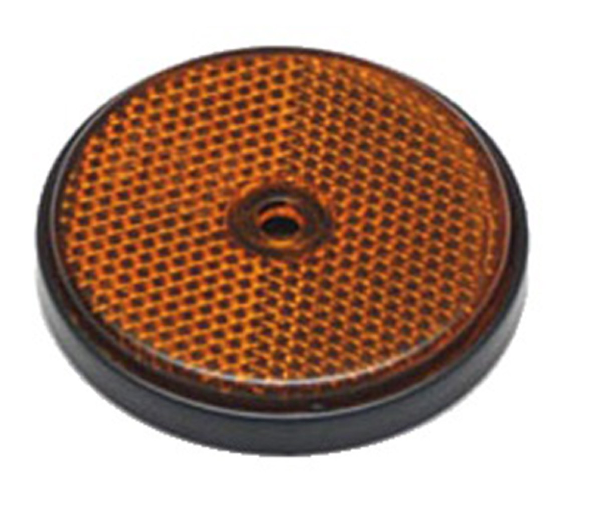 Catadioptrico circular naranja