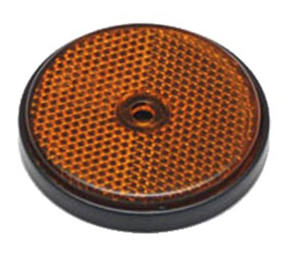 Catadioptrico circular naranja