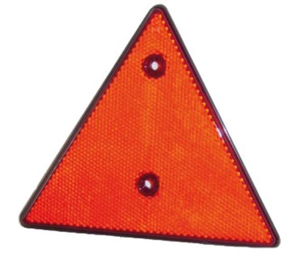 Catadioptrico triangular naranja