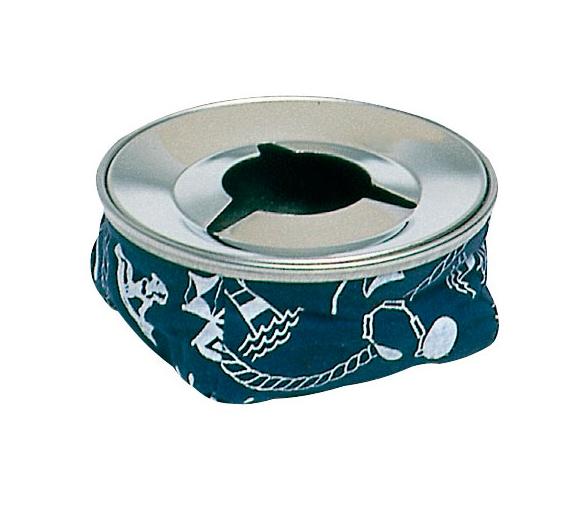 Cenicero Nautico Acero Inoxidable Azul
