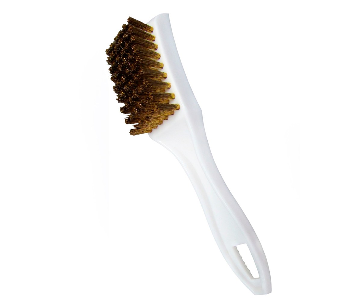Star Brite Small Plastic Utility Brush With Brass Bristles