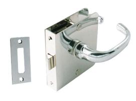 Cerradura de Laton Cromado sin Llave