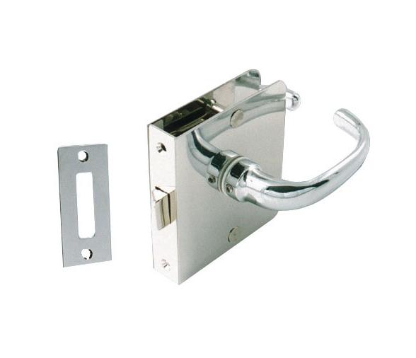 Cerradura de Laton Cromado sin Llave