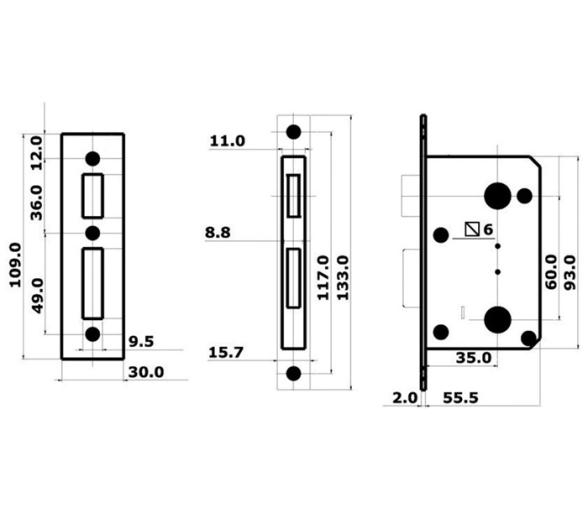 Cerradura Externa Manillas Contemporary y Smart