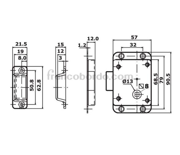 Cerradura Independiente Puerta
