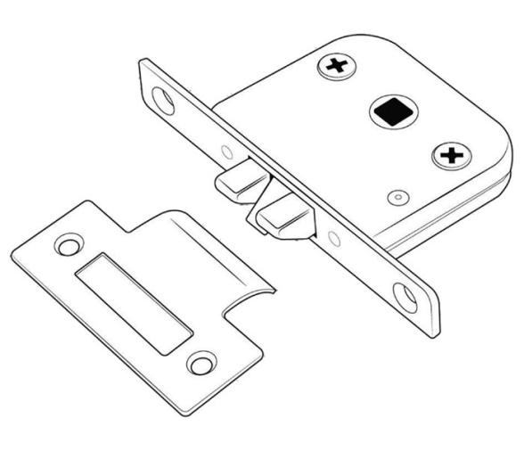 Cerradura de Bloqueo Contemporary con Sistema Antivibracion