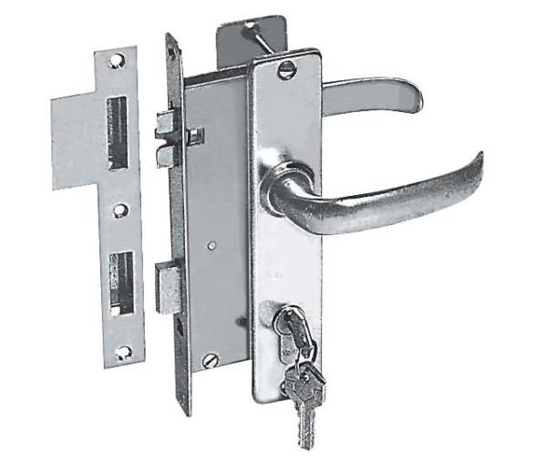 Cerradura de Laton Satinado