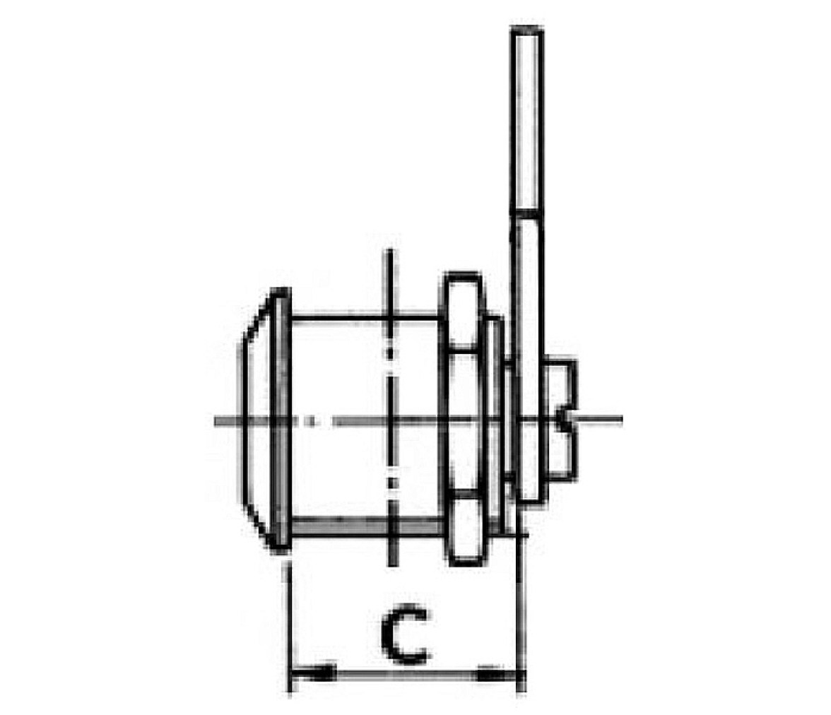 Cerradura para Registros con Llave Yale