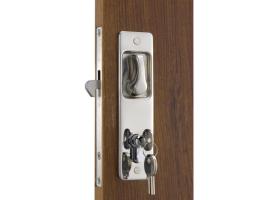 Cerradura puerta corredera manilla con cierre exterior