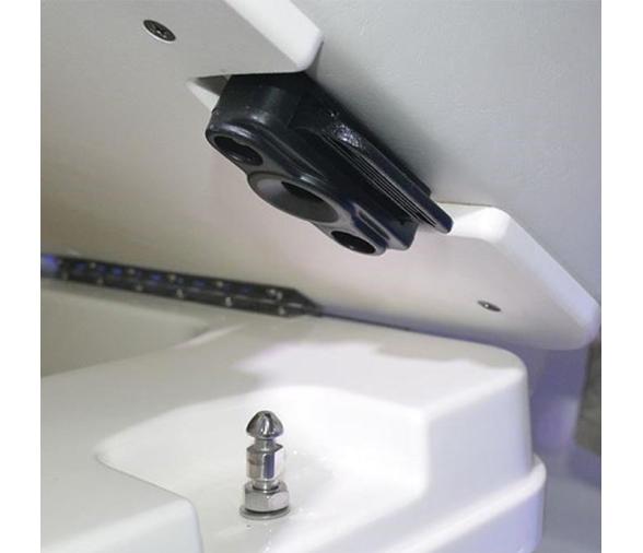 Cerradura Vertical Oculta Negra