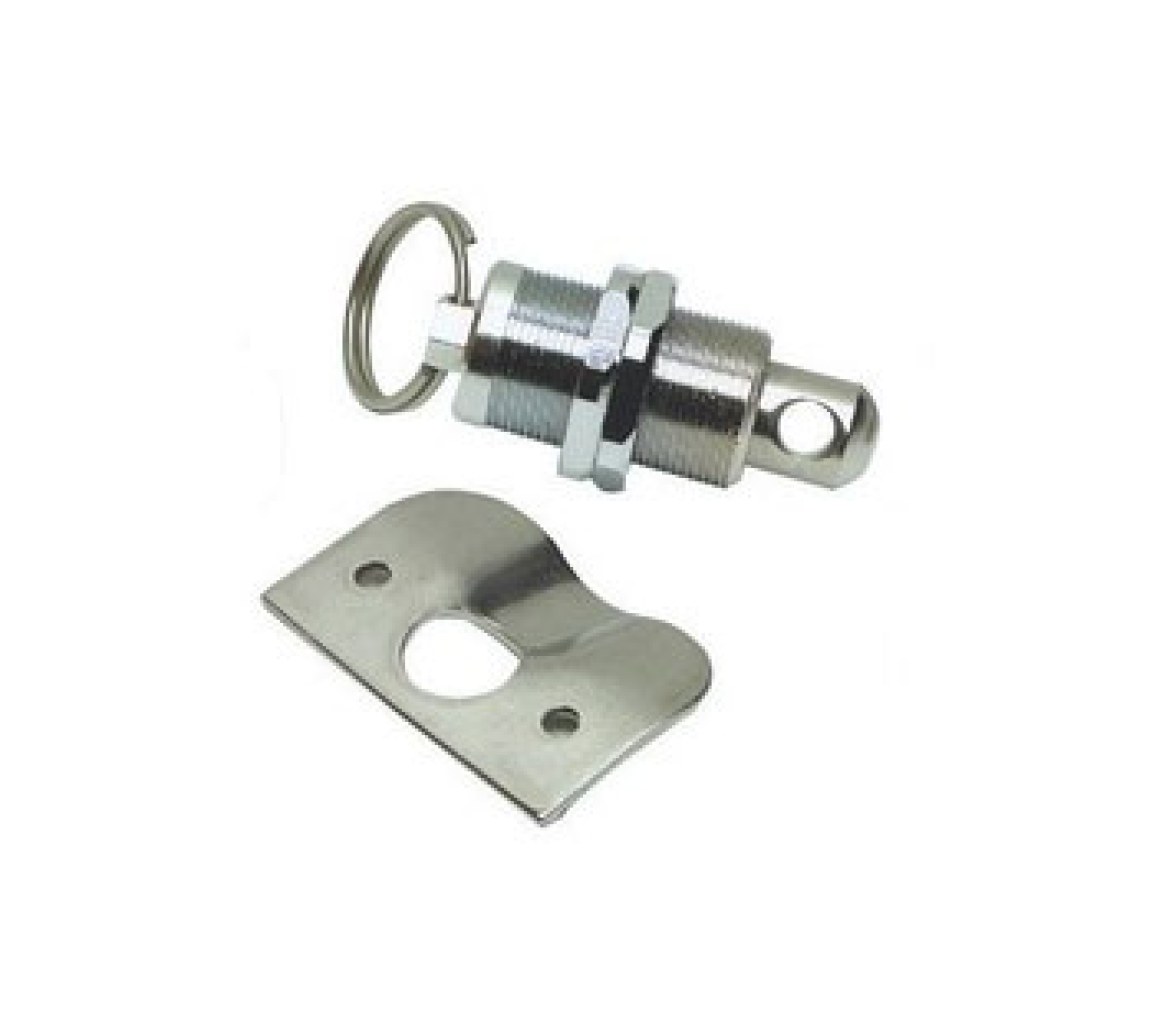 Cerrojo Pulsador para Cofres inox