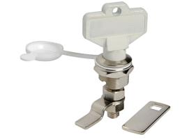 Cerrojo laton cromado con tapa proteccion