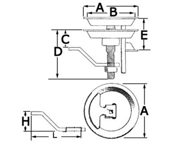 Cerrojo tirador con sistema de compresion
