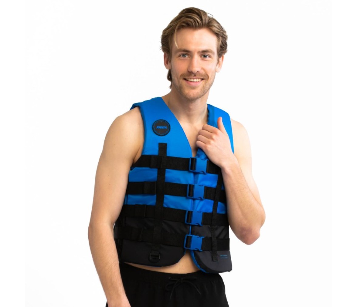 Chaleco salvavidas azul Jobe de 4 hebillas