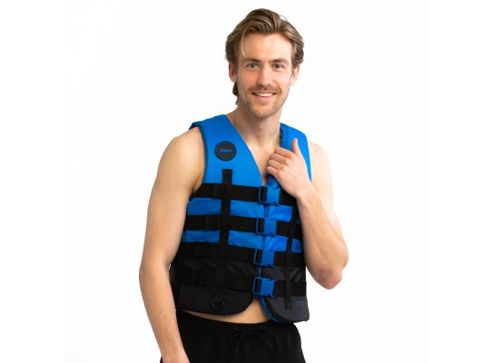 Chaleco salvavidas azul Jobe de 4 hebillas