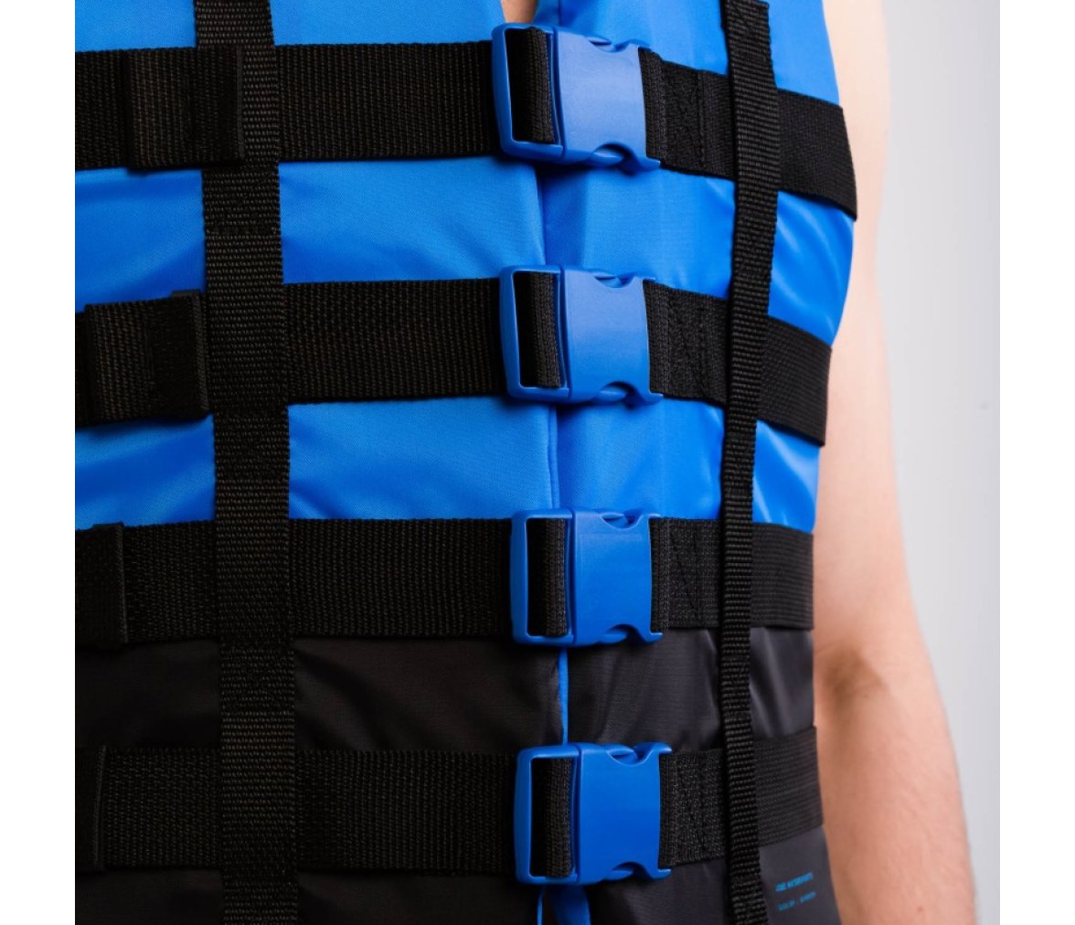 Chaleco salvavidas azul Jobe de 4 hebillas